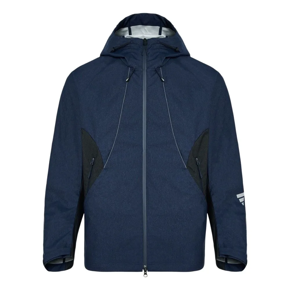 Adidas Куртка FOS мужская синяя с капюшоном