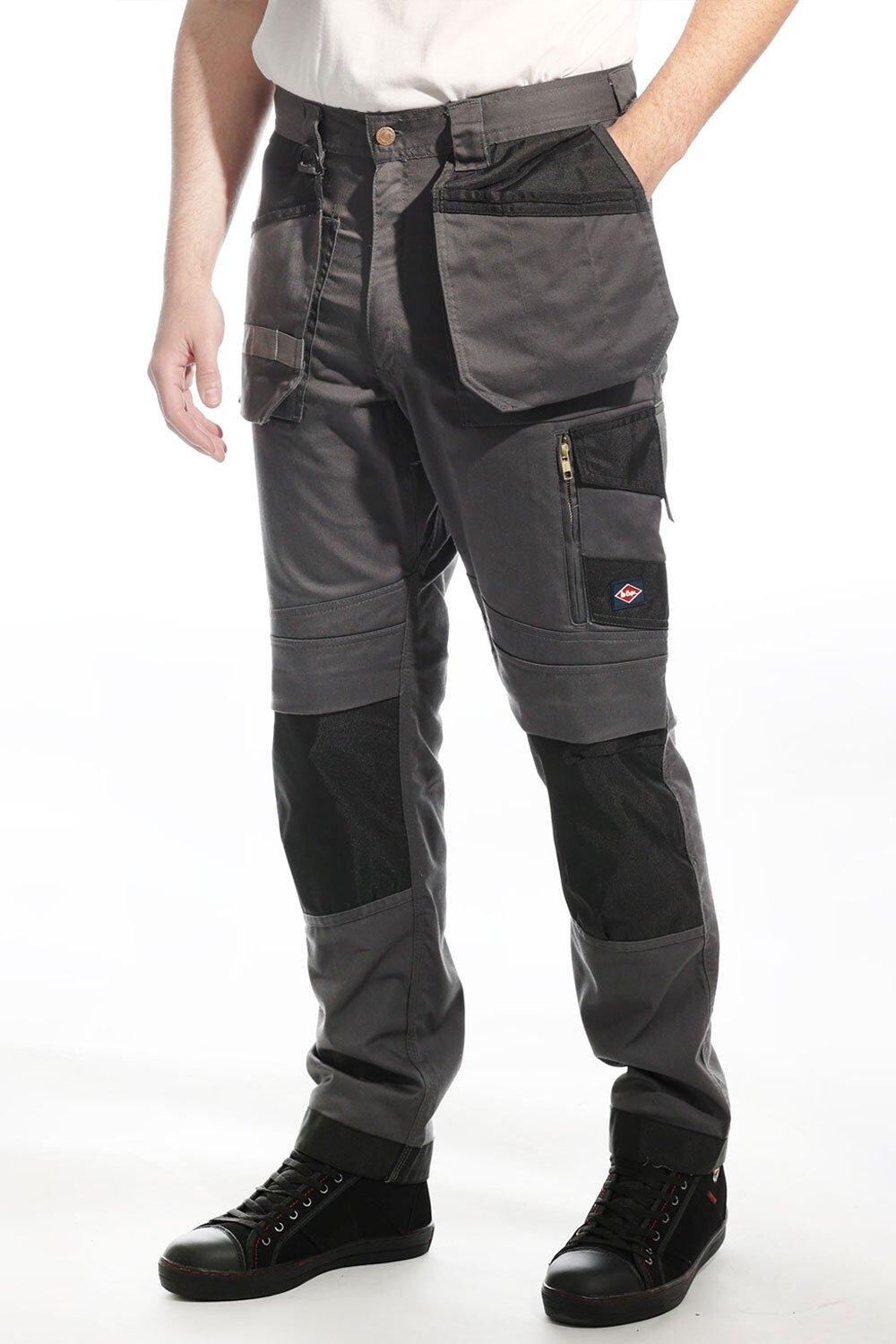 

Карманы с наколенниками и кобурой Эластичные брюки-карго Lee Cooper Workwear, серый