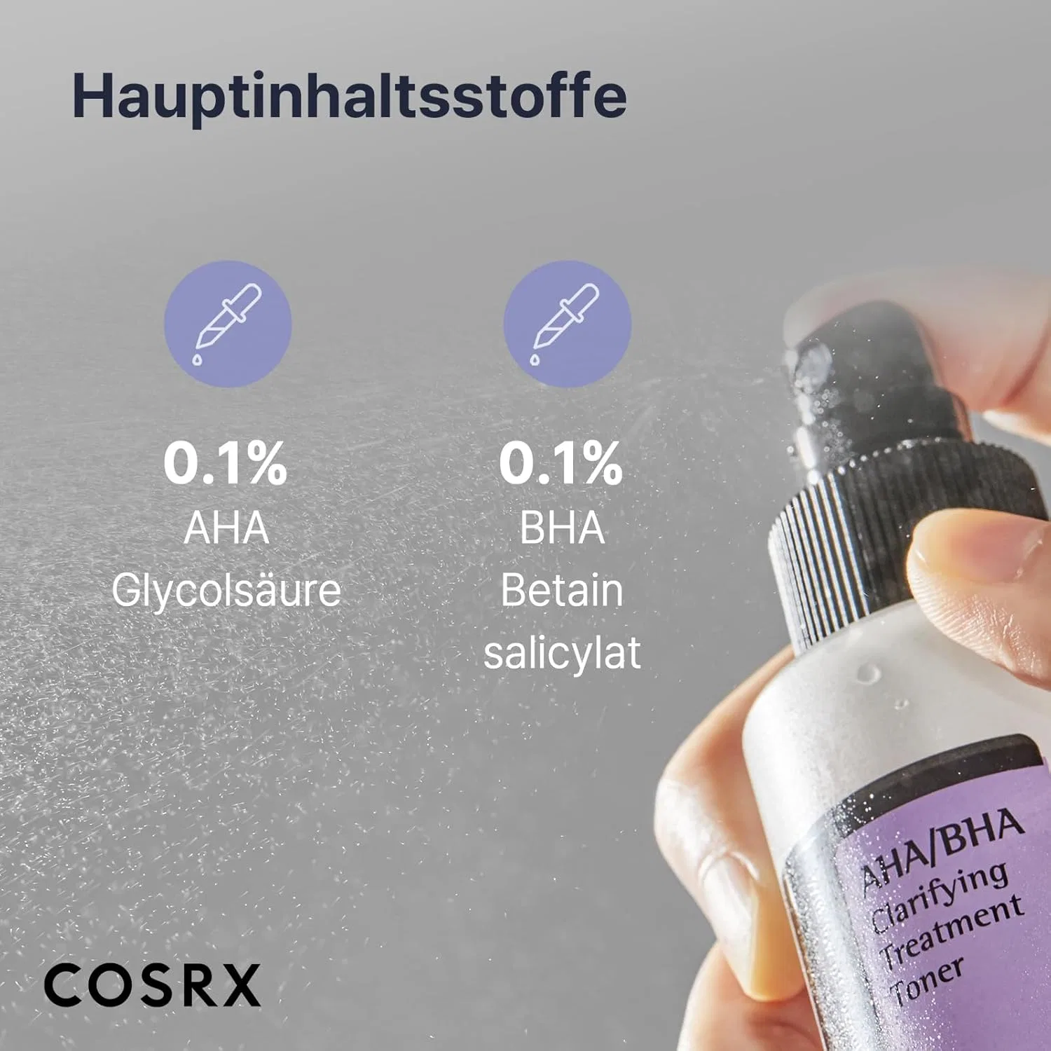 Тоник Cosrx — Отшелушивающий «AHA/BHA Clarifying Treatment» от — фото 4