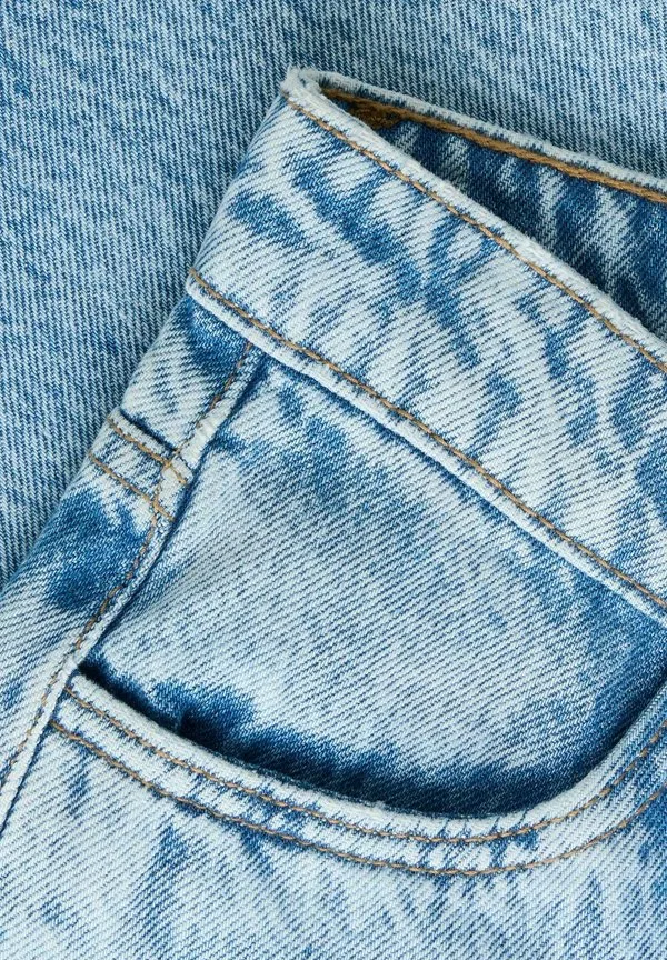 Джинсы широкого кроя, расклешенные джинсы Name It, Light Blue Denim — фото 4