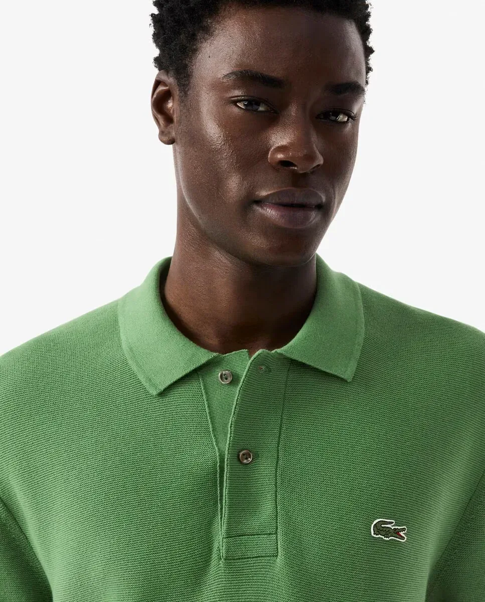 Мужская футболка с коротким рукавом Lacoste, зеленый — фото 3