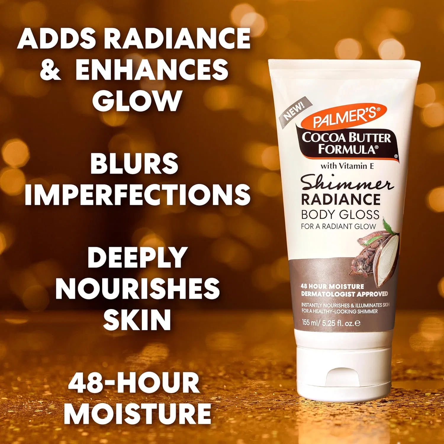 Блеск для тела Palmer's Cocoa Butter Formula Shimmer Radiance Body Gloss, 155 мл Palmer'S — фото 4