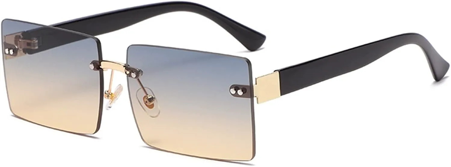 

Солнцезащитные очки в уличном стиле без квадратной оправы 2026 года для мужчин и женщин, очки для отдыха на природе, популярные среди интернет-знаменитостей MTZJH, B