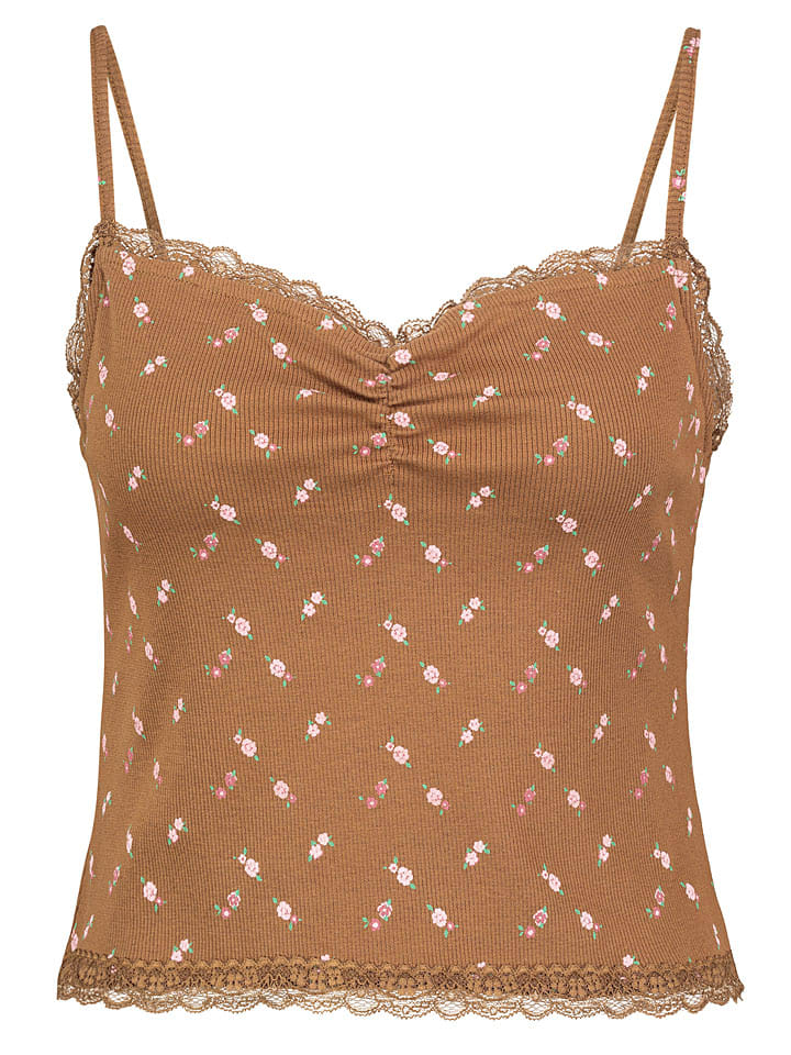 

Sublevel Пижамный топ верблюжьего цвета