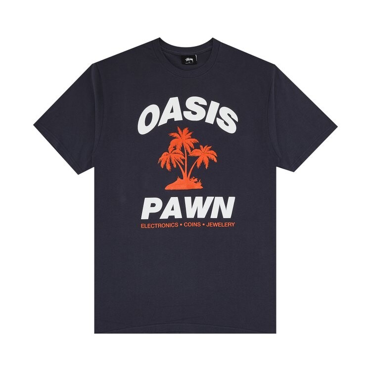 

Футболка Stussy Oasis Pawn 'Midnight', синий