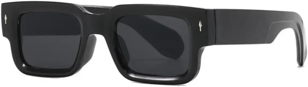 

Солнцезащитные очки с защитой UV400 | Маленькая оправа Rivet, цветные линзы | для женщин и мужчин, для занятий спортом на открытом воздухе и вождения DSVIGF, Black Black