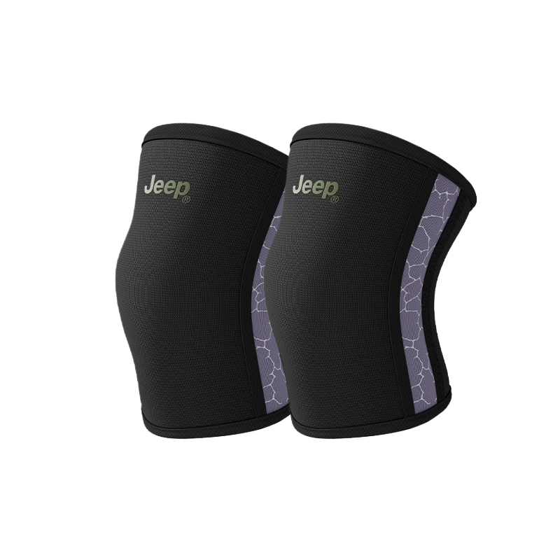 

Наколенники для фитнеса, походов, альпинизма, баскетбола, тенниса, бадминтона, велоспорта, футбола, бега и велосипеда unisex Jeep, graphite черный[2 pack]