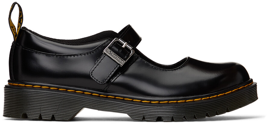 

Большие детские черные туфли Bex Mary Jane Dr. Martens
