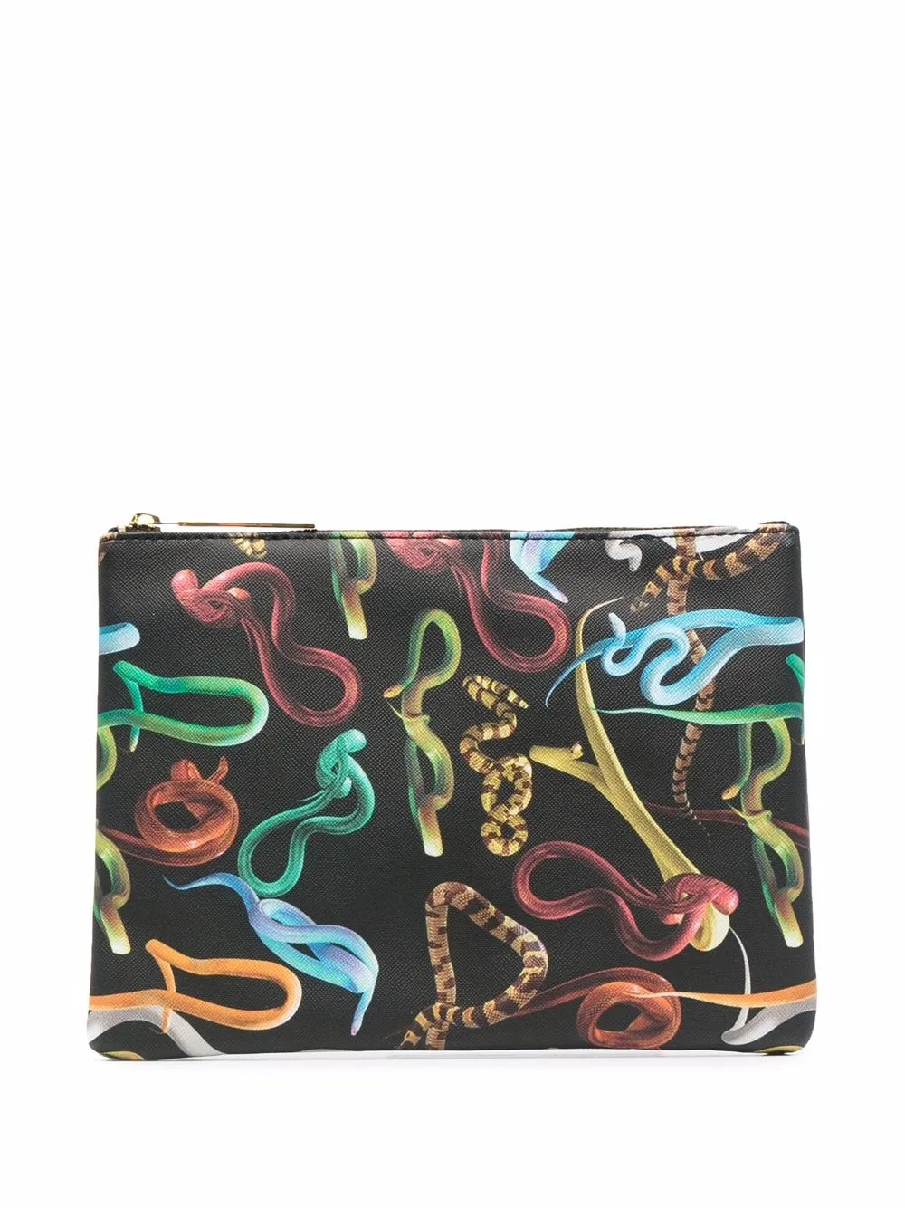 

Несессер с графичным принтом Seletti, черный