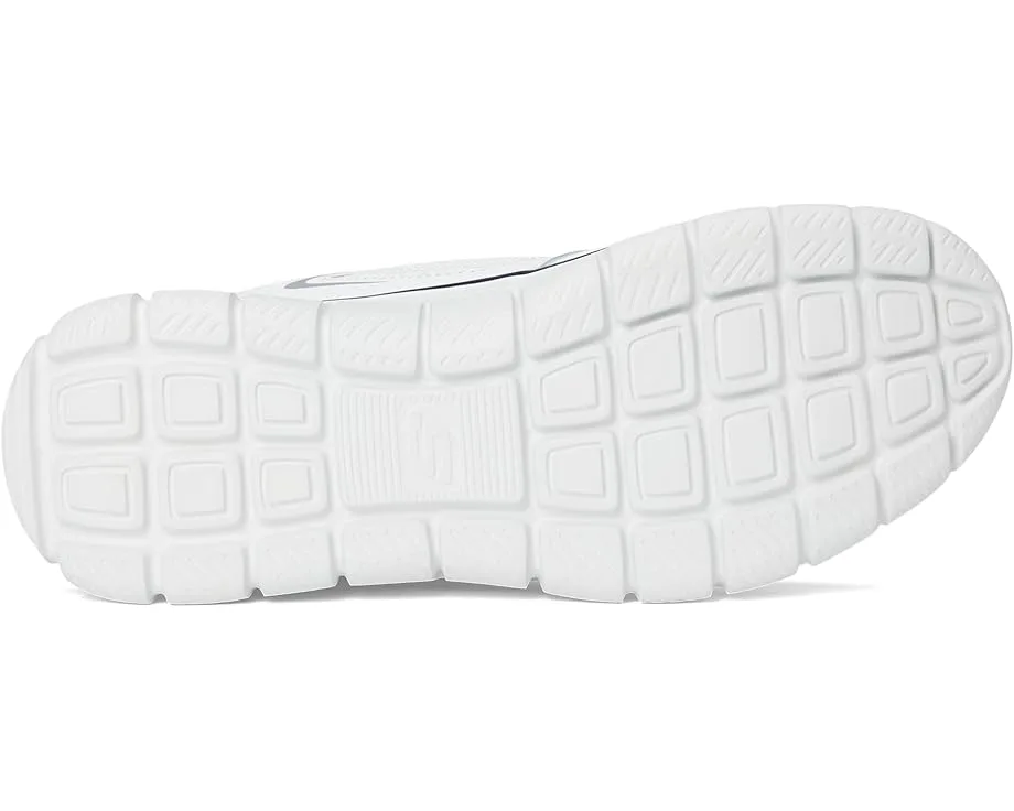 Кроссовки SKECHERS Track Ezral Hands Free Slip-in, White/Navy — фото 3