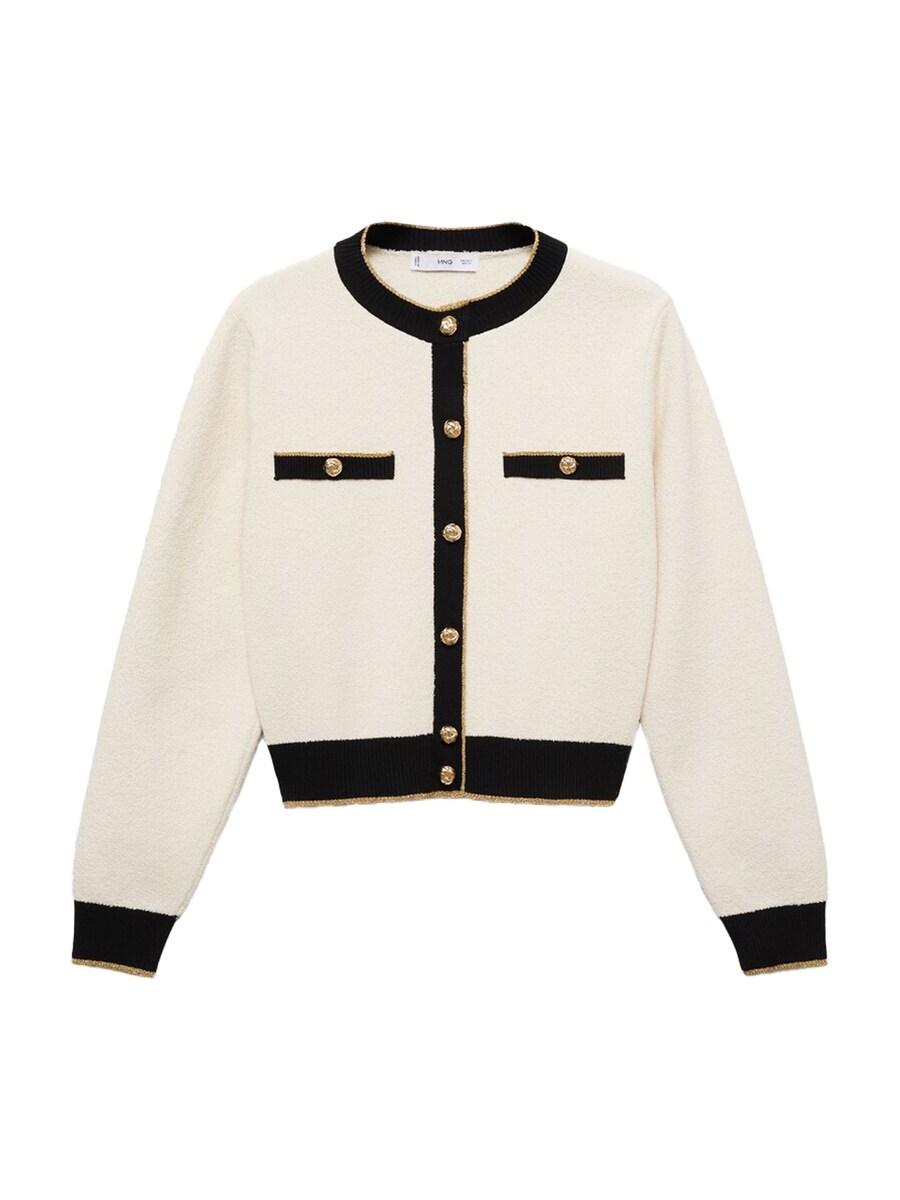 

Вязаный кардиган MANGO Camila, Ecru