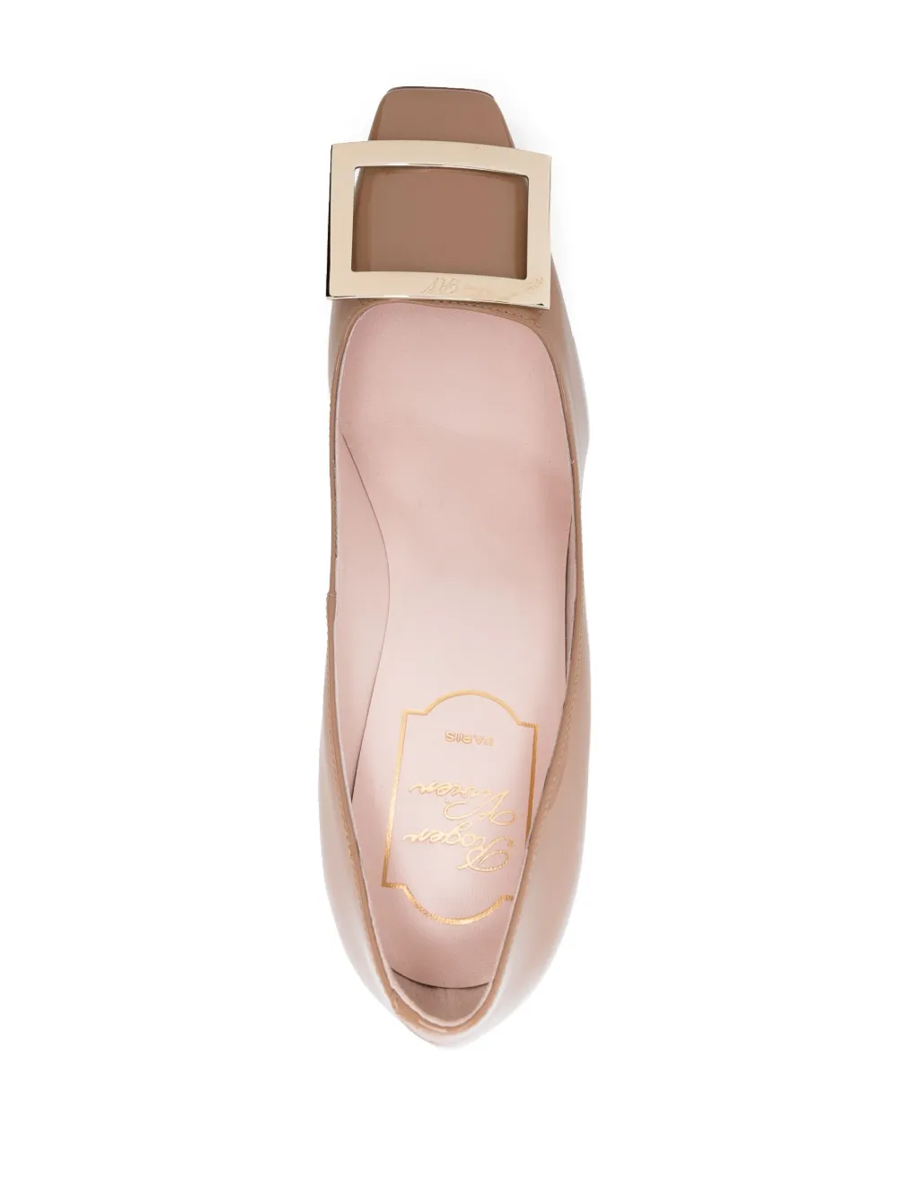 Туфли-лодочки Belle Vivier 100 Roger Vivier, коричневый — фото 4