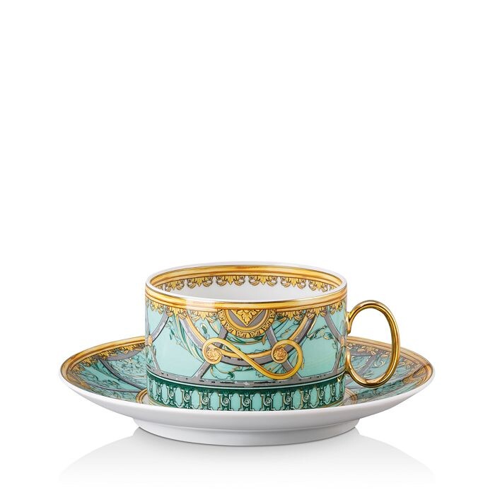 

Versace La Scala del Palazzo Чайная чашка и блюдце, зеленый