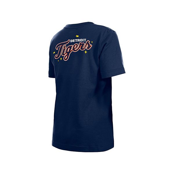 Футболка Youth navy Detroit Tigers Stars & Cap New Era — фото 4