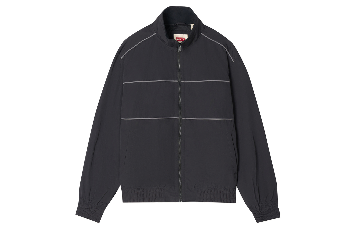 

Levis Куртка унисекс, черный, с воротником-стойкой, средней толщины, другие