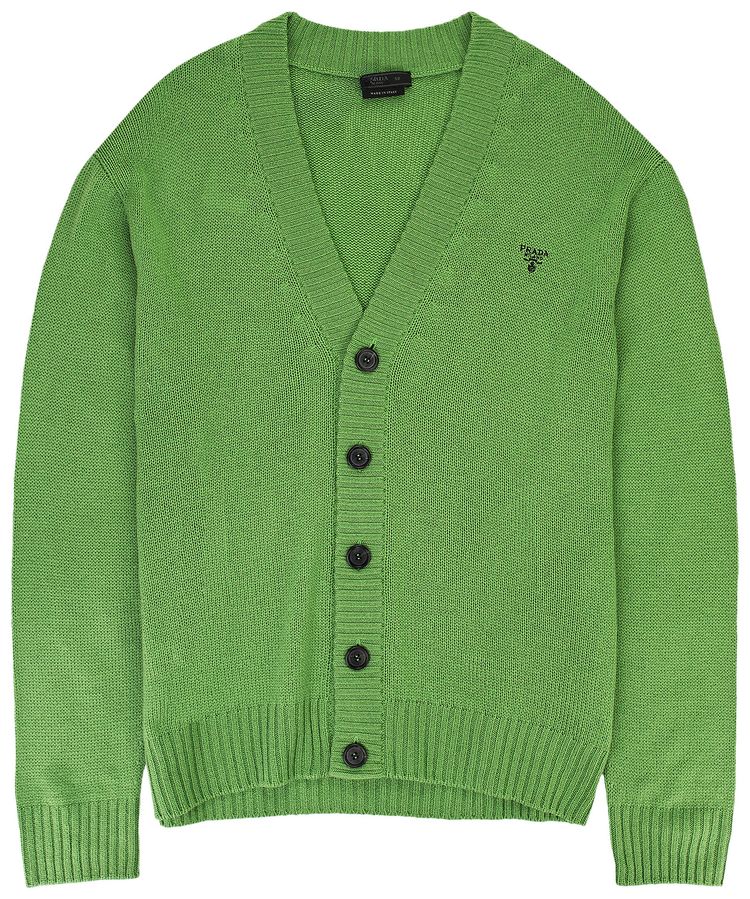 

Кардиган Prada Logo Cardigan 'Green', зеленый