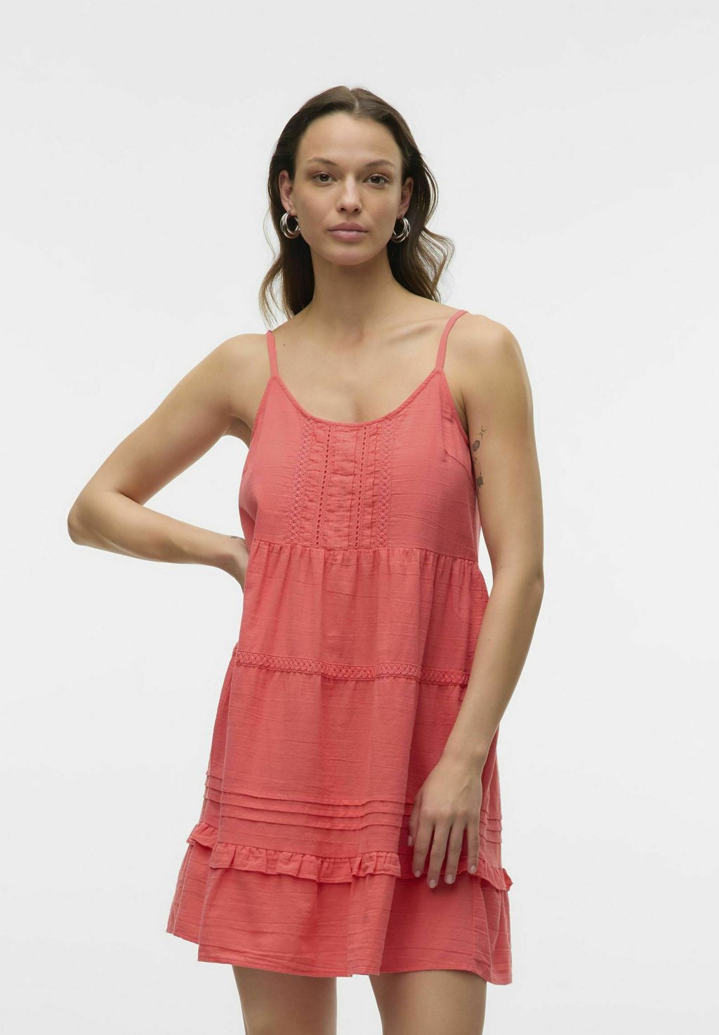 

Повседневное платье VMPRETTY KURZES Vero Moda, оранжевый