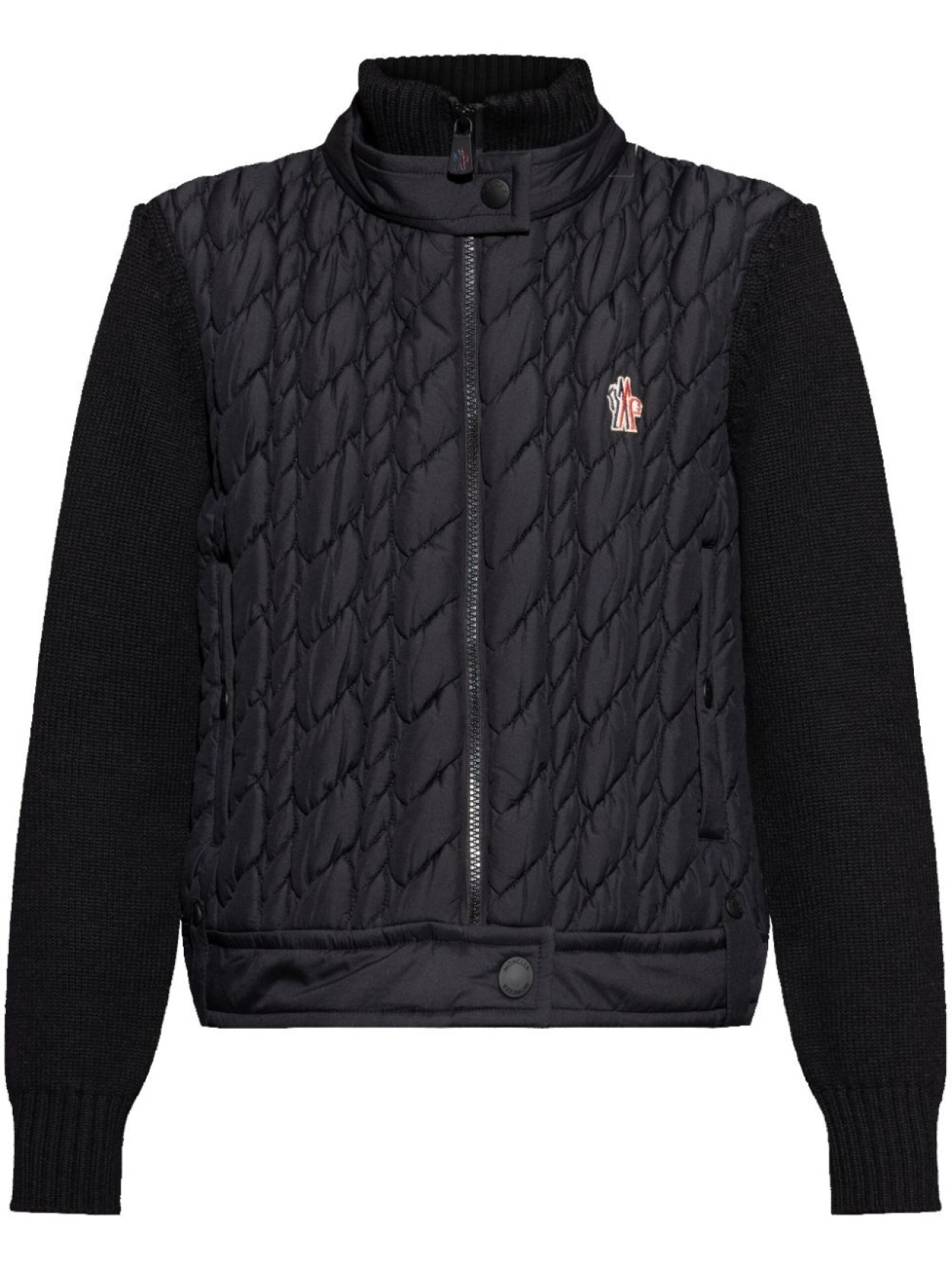 

Moncler Grenoble куртка из вирджинской шерсти на молнии, черный