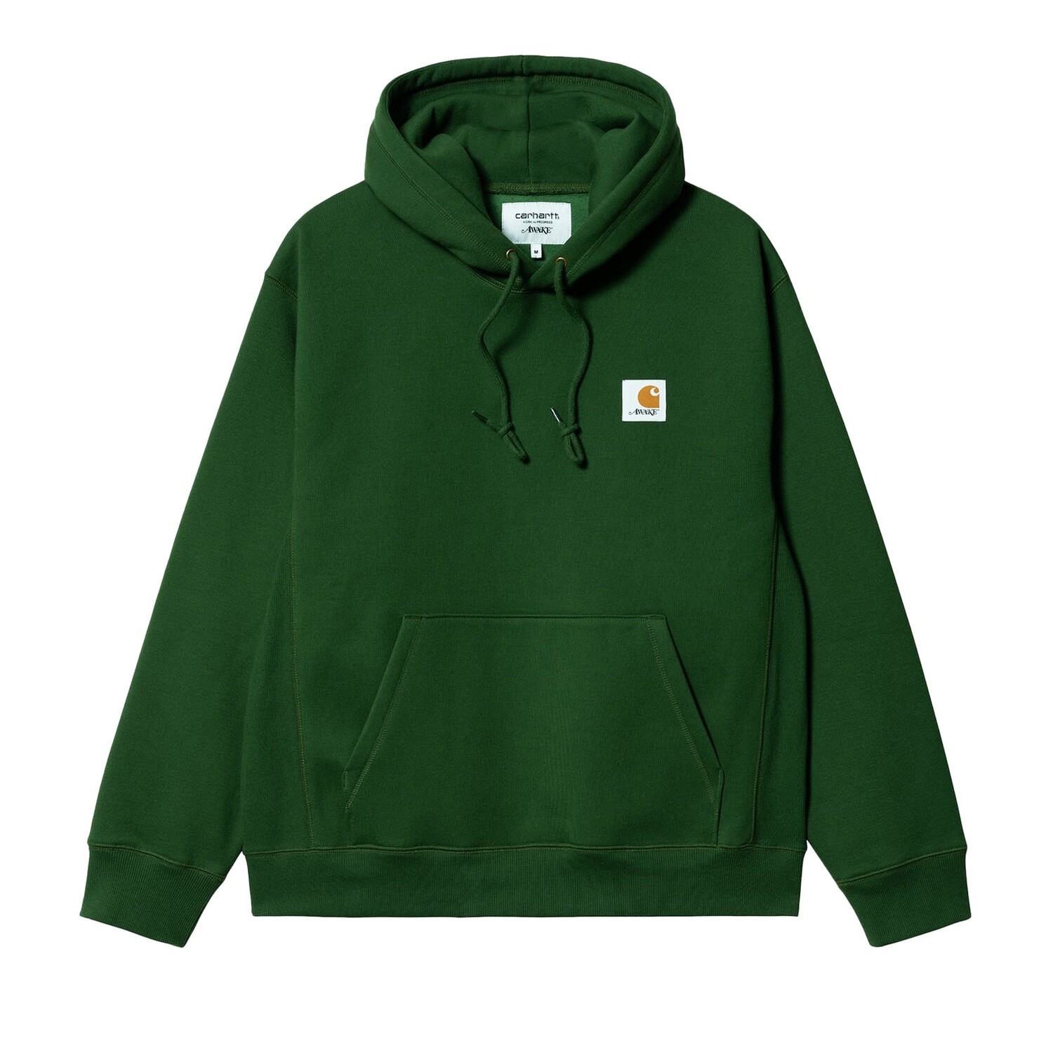 

Толстовка с капюшоном Carhartt WIP x Awake NY, темно-зеленая