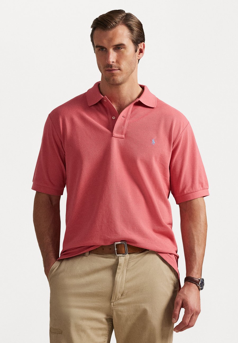 

Поло Polo Ralph Lauren Big & Tall THE ICONIC MESH POLO SHIRT, Refined Navy/Dark Blue, Синий, Поло Polo Ralph Lauren Big & Tall THE ICONIC MESH POLO SHIRT, Refined Navy/Dark Blue