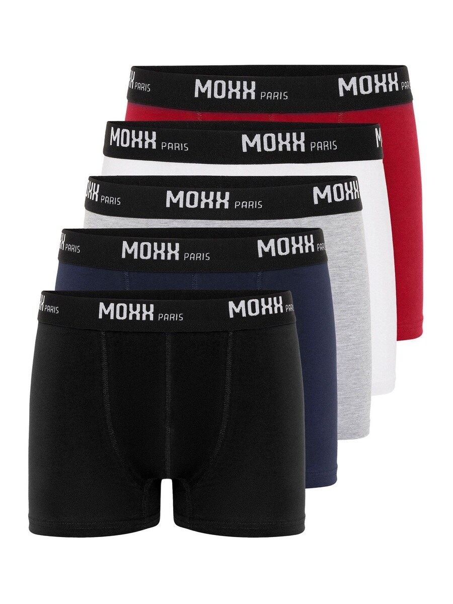 

Боксерские шорты Moxx Paris Robbe, цвет Navy/mottled grey/Red/Black/White
