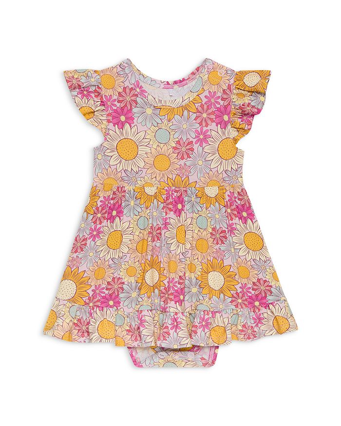 

Платье-боди Rosalinda с оборками для девочек - Baby Posh Peanut, розовый