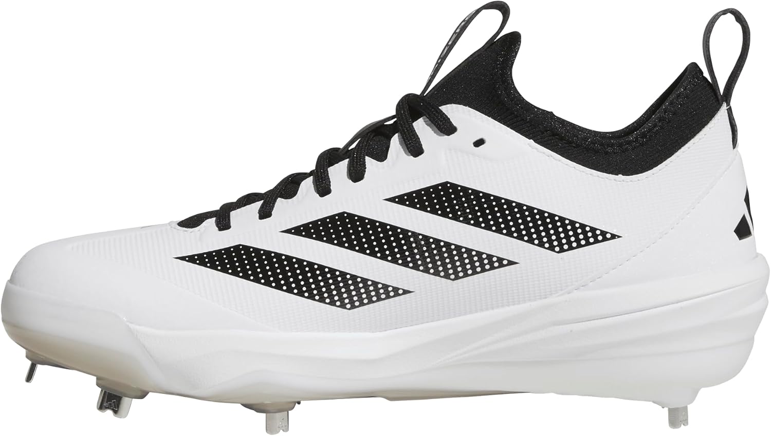 Мужские бейсбольные кроссовки Adidas Adizero Impact 2.0, белый/черный — фото 3