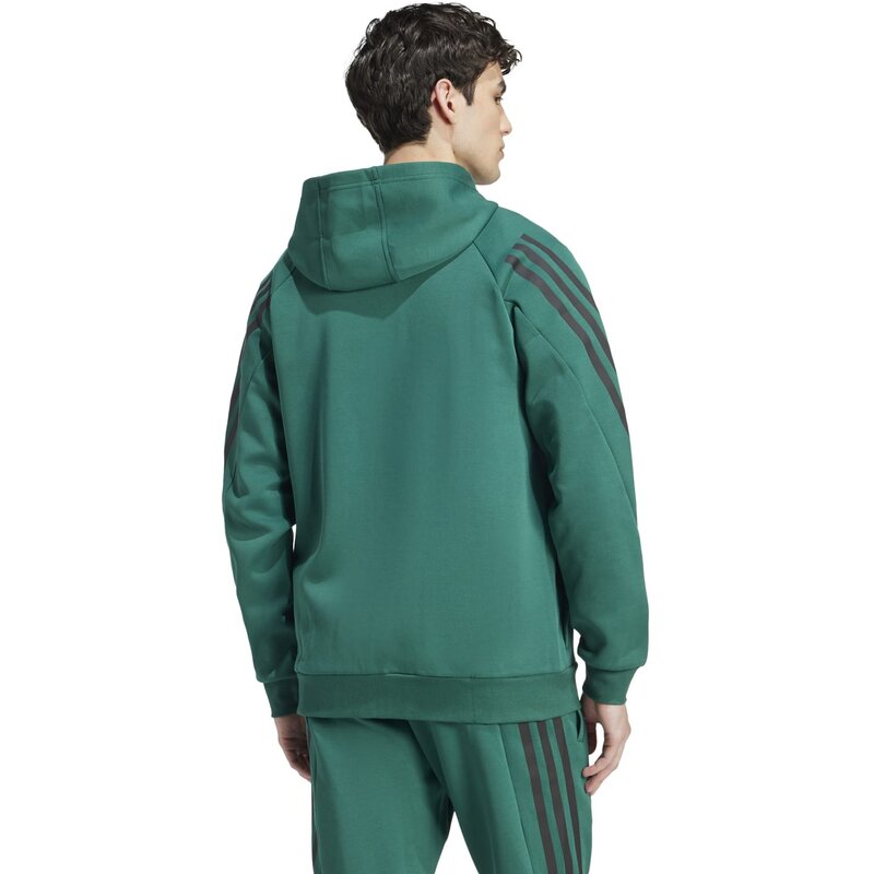 Толстовка Future Icons с тремя полосками Adidas, цвет cgreen — фото 3