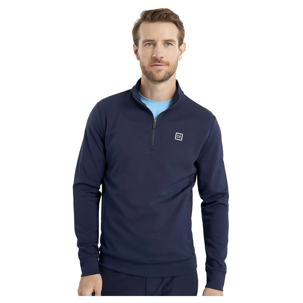 

Толстовка Calvin Klein Golf Concord half zip, синий