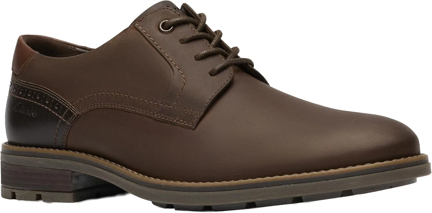 Мужские туфли Clarks Emmet Plain, Black Distressed — фото 4