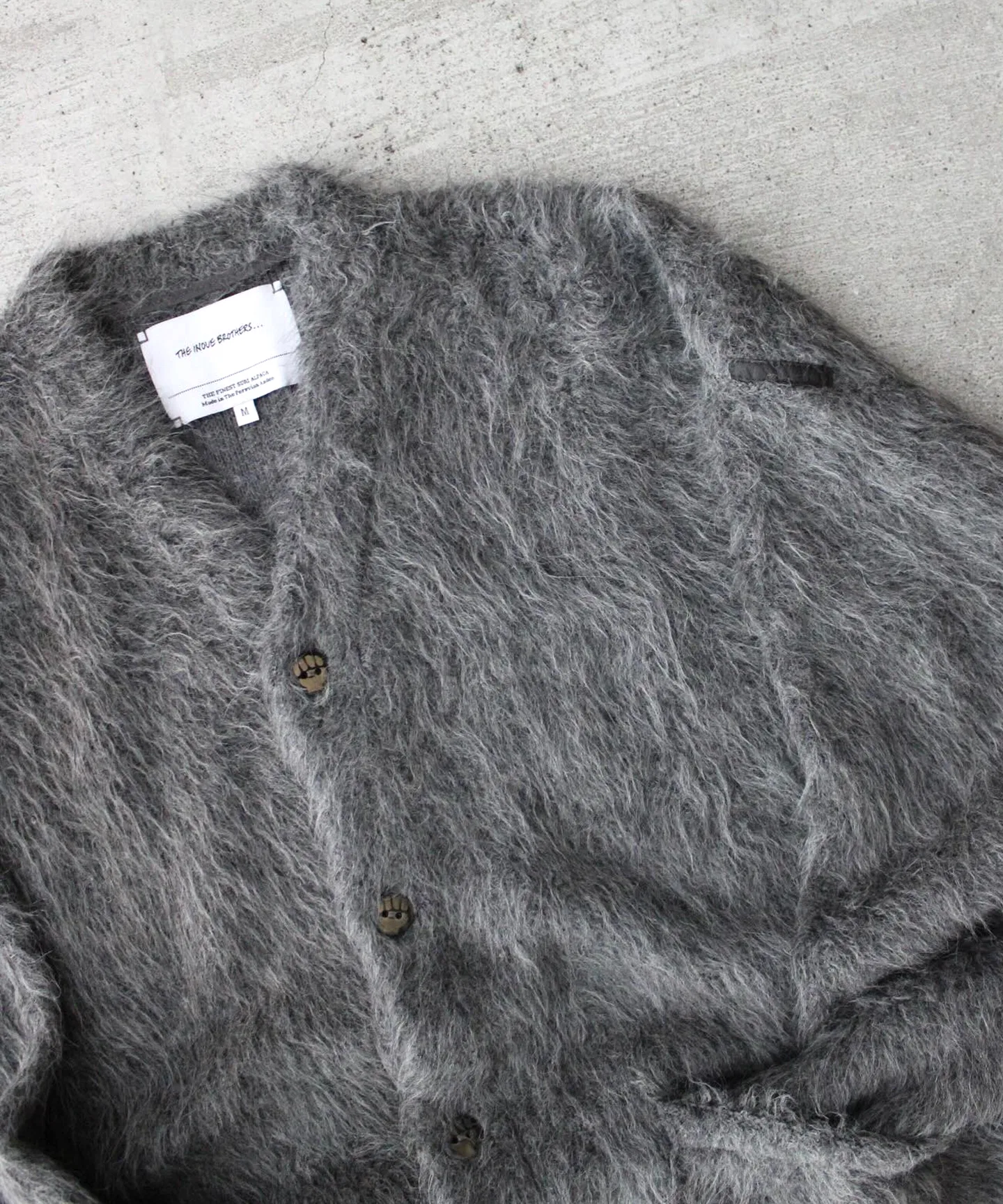 БРАТЬЯ ИНОУЭ / The Inoue Brothers Suri Alpaca Cardigan — фото 3