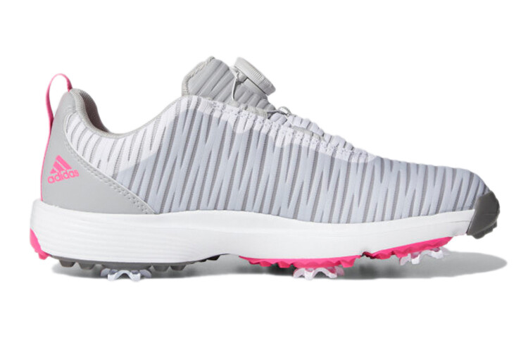 Кроссовки adidas Codechaos BOA Golf Grey Screaming Pink Grey GS — фото 2