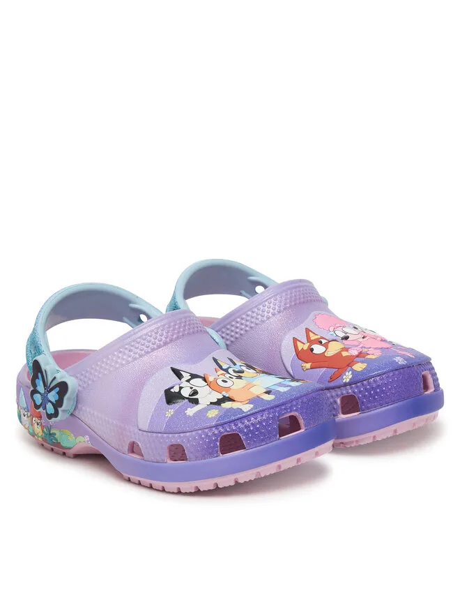 Crocs Мюли Bluey Multi Pink Cls Clg T 212370 красочные — фото 2