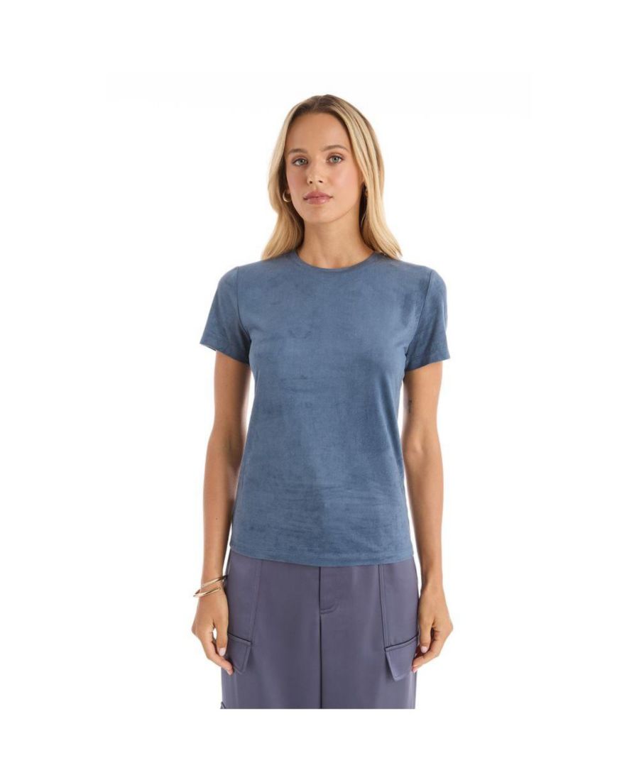 

Женская ультрамягкая футболка Amaya с леопардовым принтом The Noli Shop, Blue