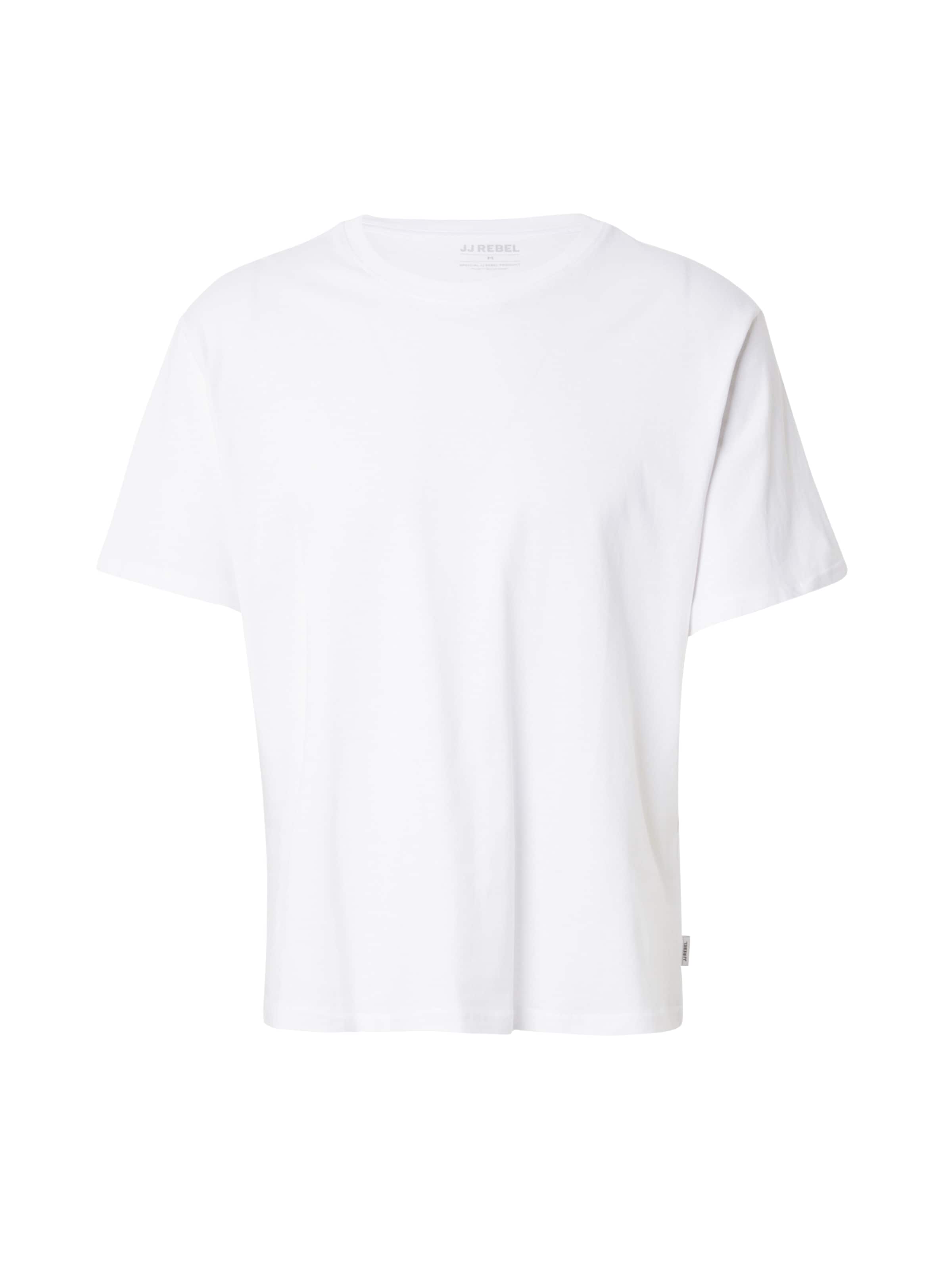

JJ Rebel Футболка 'JREBROCKY' в белом цвете