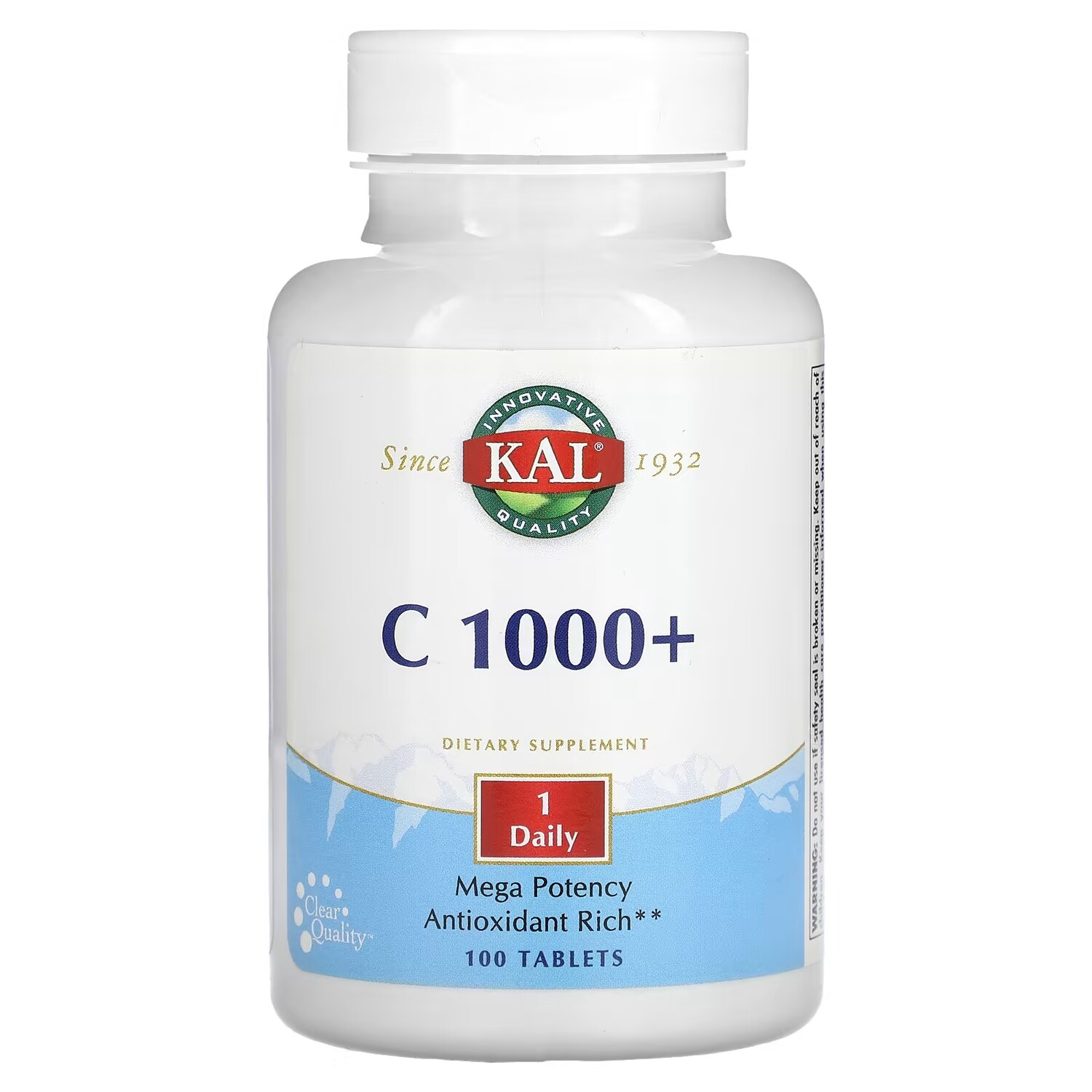 

Витамин C KAL C 1000+, 100 таблеток