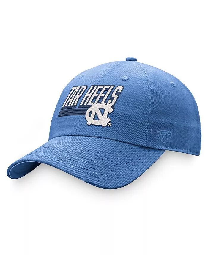 

Мужская регулируемая шляпа Carolina Blue North Carolina Tar Heels Slice Top Of The World, синий