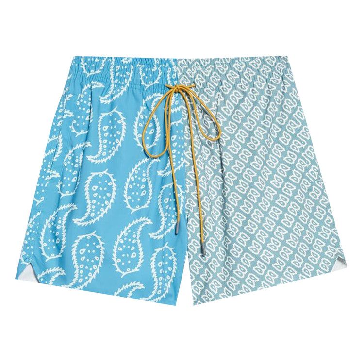 

Брюки Rhude Paisley Trunks, Marine/Sage/Pink