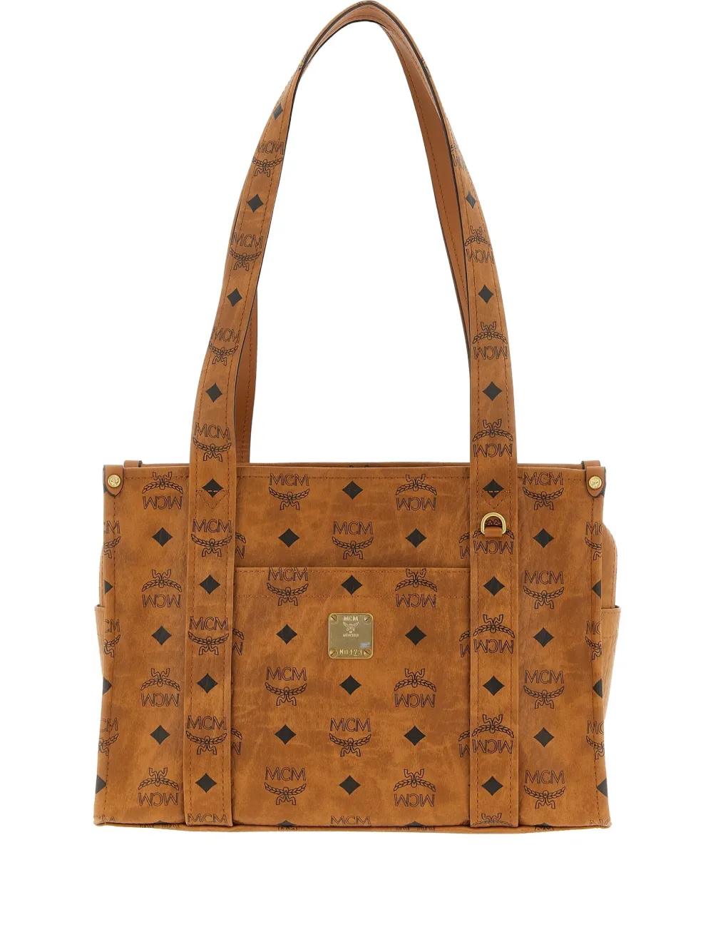 

Школьная сумка-тоут Visetos с монограммой MCM, коричневый