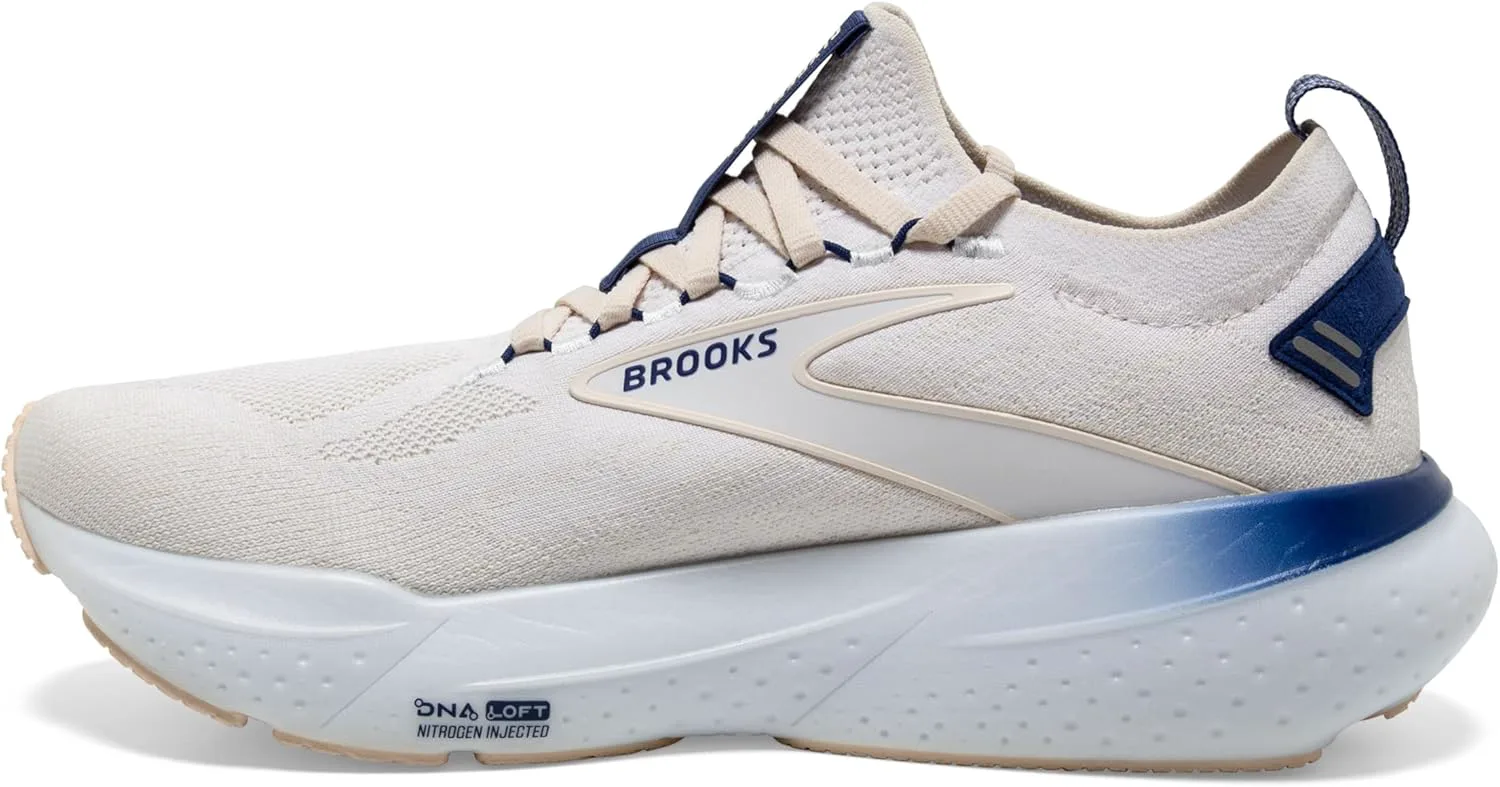 Мужские кроссовки Brooks Glycerin Stealthfit 21 нейтральные для бега, белый/синий — фото 2