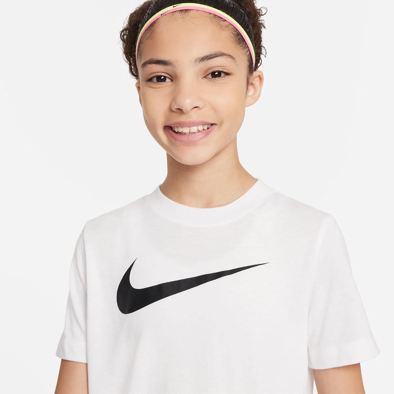 Футболка Dri-Fit Nike, белый/черный — фото 4