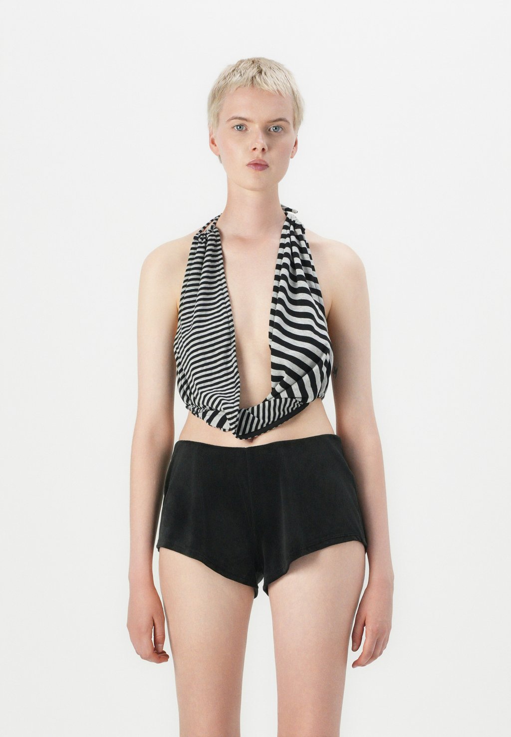

Топ STRIPE Jaded London, серый