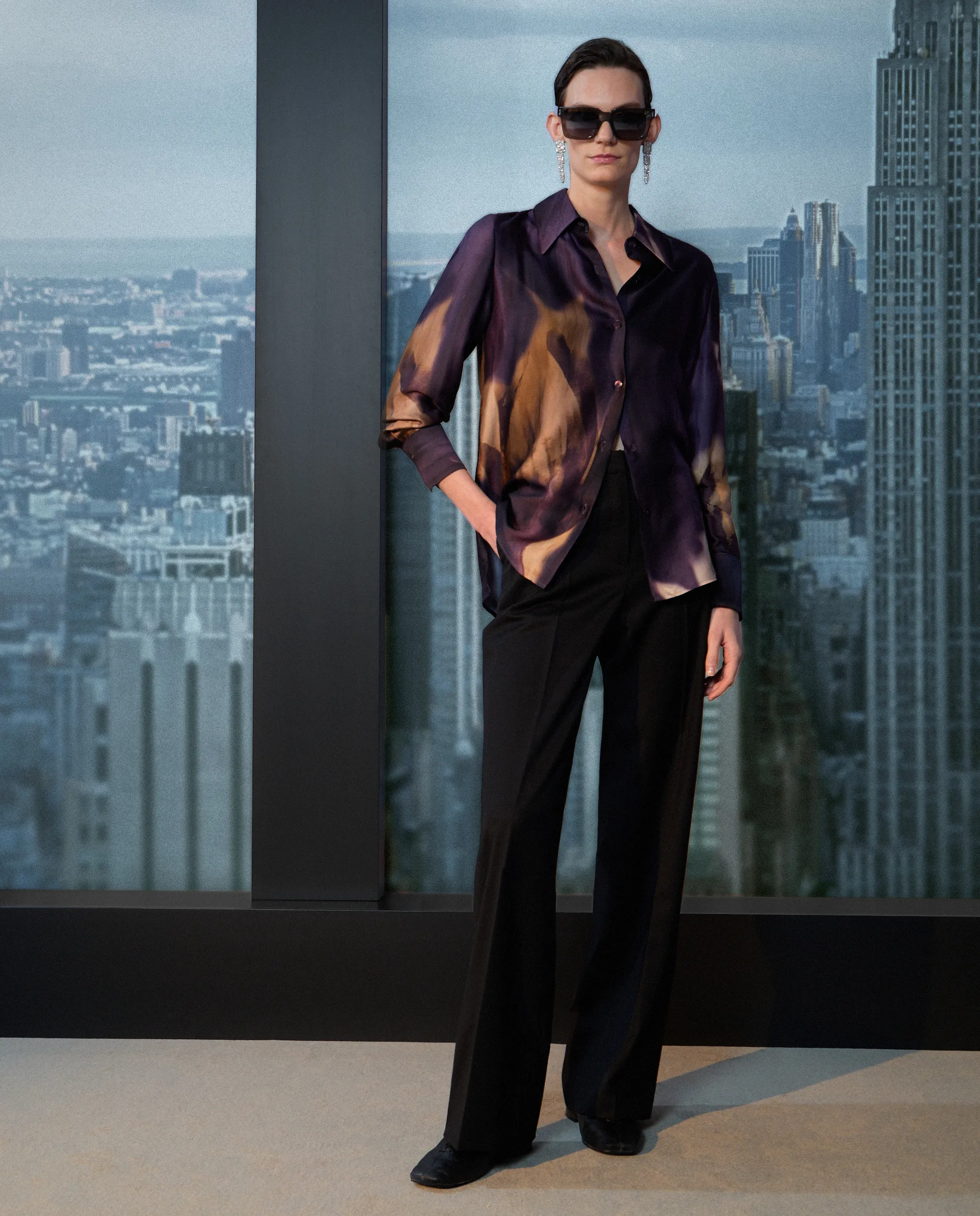 

Женские прямые брюки без вытачек Woman Limited El Corte Inglés, черный