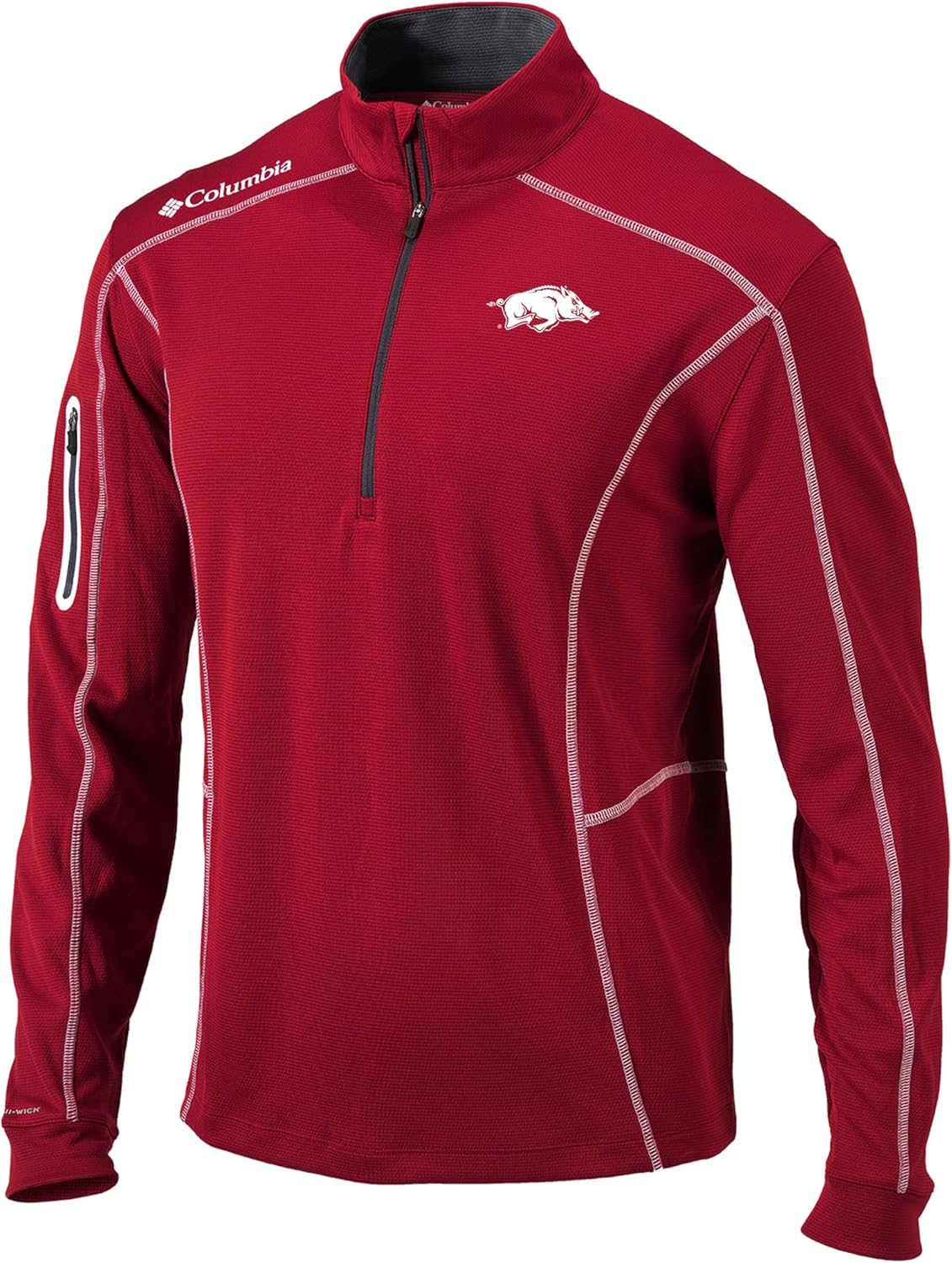 

Columbia Golf мужская толстовка Univ of Arkansas Shotgun 1/4 Zip, Beet