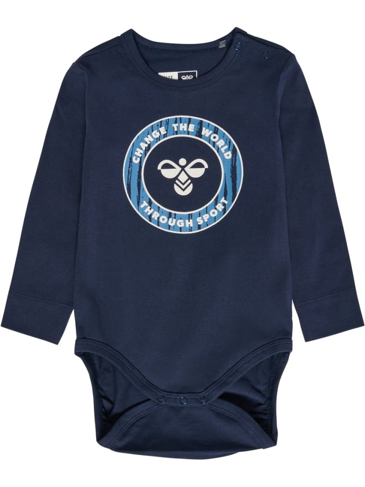 

Комбинезон для активного отдыха Hmlbobby Body L/S синего цвета Hummel