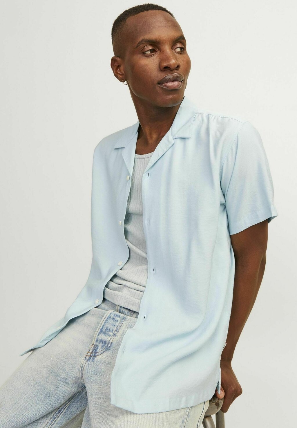 

Рубашка Hawaii Relaxed Fit Jack & Jones, синий