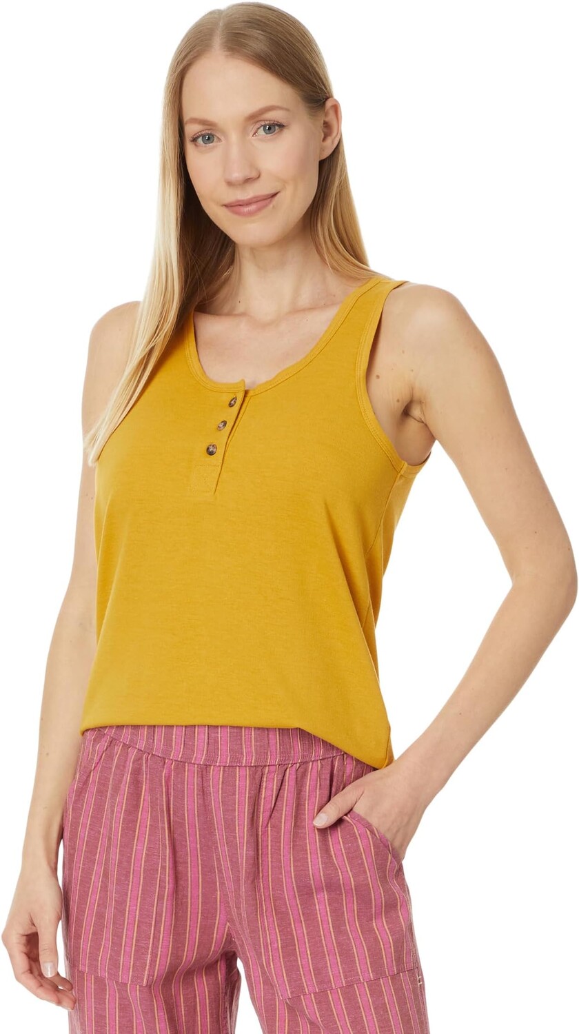 

Топ Toad&Co Piru Henley Tank, цвет Pollen