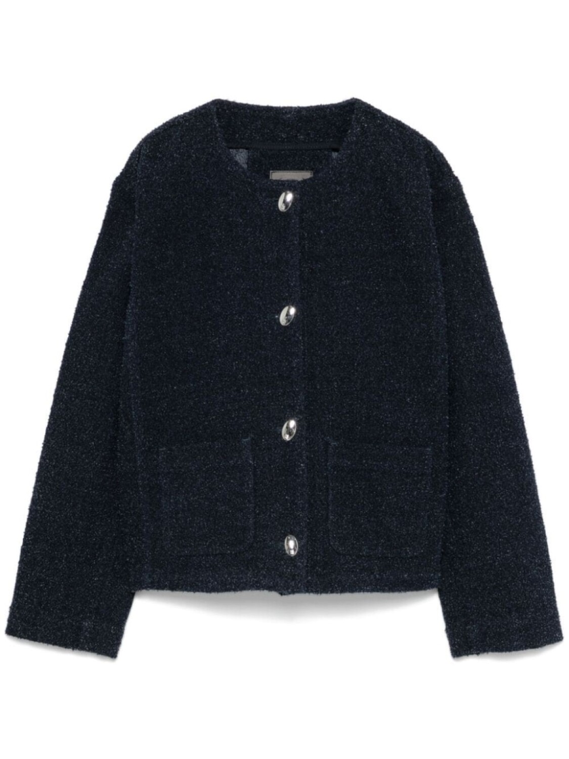 

Givenchy жакет из ткани букле, синий