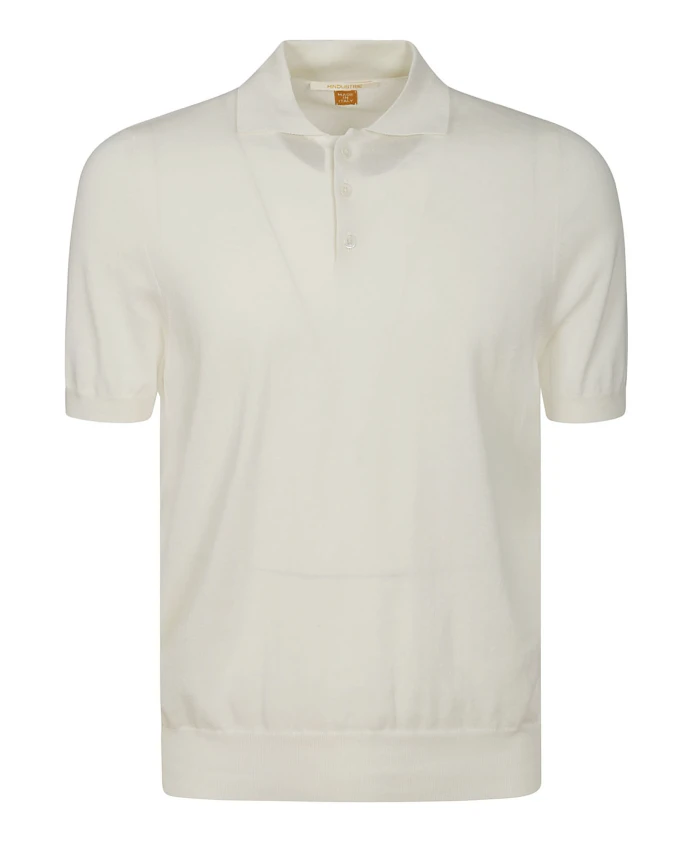 

Белая рубашка-поло с планкой на пуговицах Hindustrie, бежевый