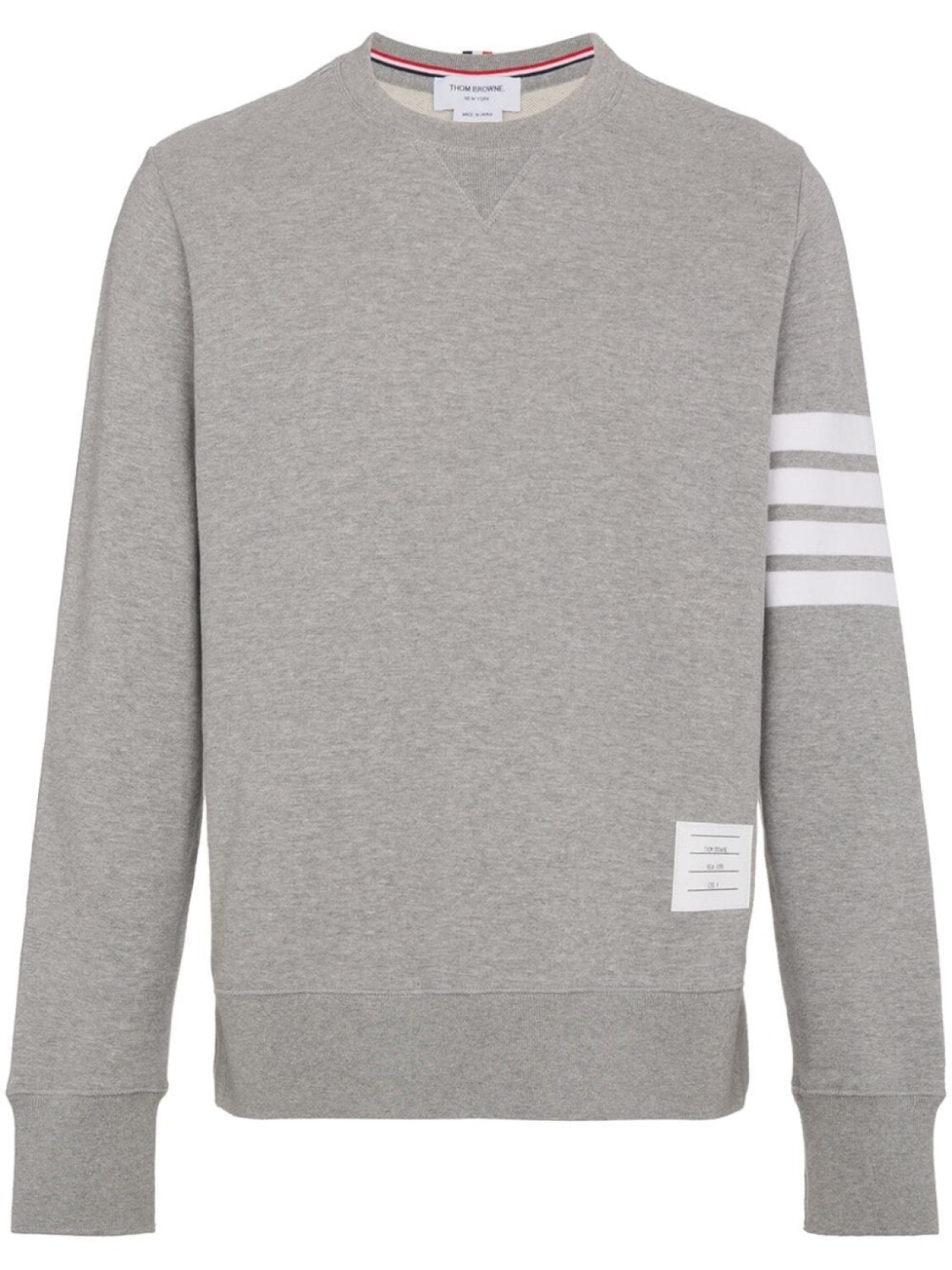 

Thom Browne толстовка с полосками 4-Bar, серый